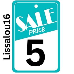 $5 Unlisted Item. Thank you for your purchase!